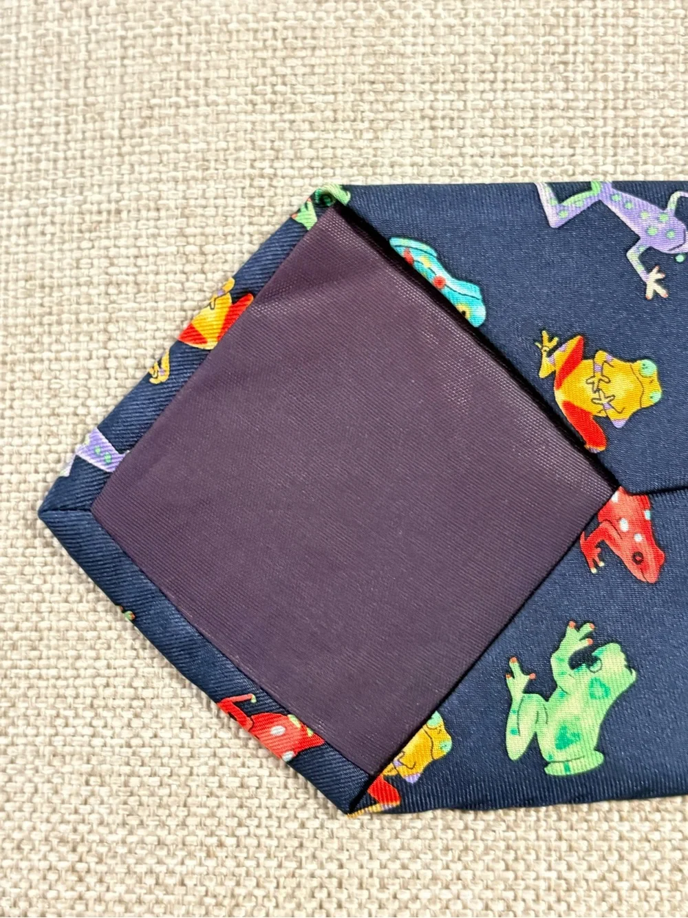 Alynn My Prince Frog Necktie Novelty Poison Dart Frog Silk Tie USA